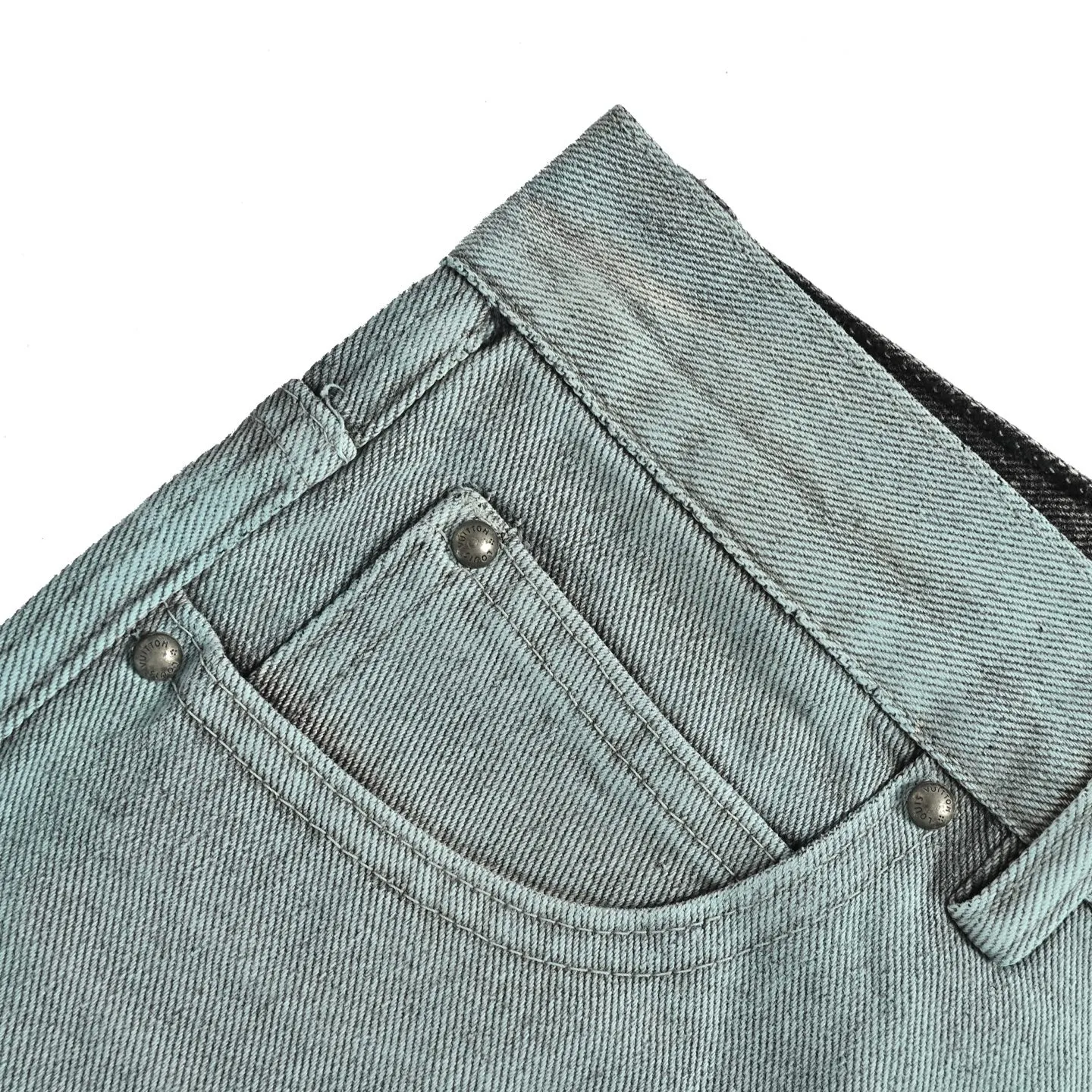 Louis Vuitton/Louis Vuitton Louis Vuitton presbyopic gradient embroidered jeans
